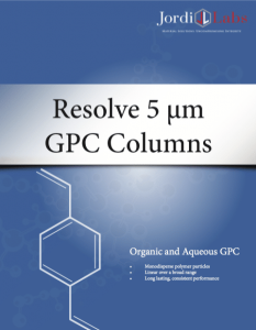 Jordi Resolve 5 μm GPC色谱柱图像。