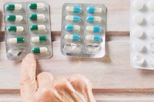 药物测试微粒污染图像。